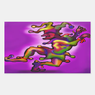 Pegatina Rectangular Jester