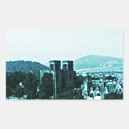 Pegatina Rectangular jGibney del arte snap-38784 del castillo de