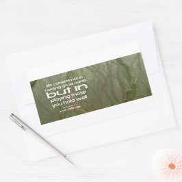 Pegatina Rectangular Josh Billings Cita Inspiradora "Jugar bien"