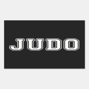 Pegatina Rectangular Judo
