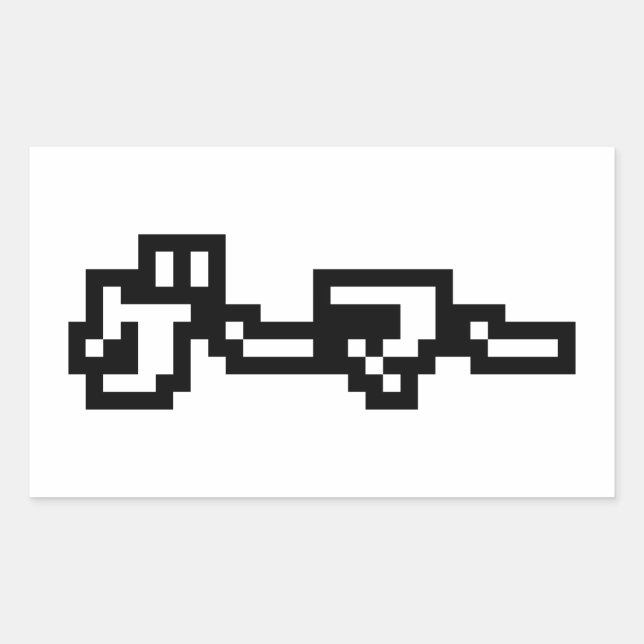 Pegatina Rectangular Jugador japonés ゲ マ. Idioma japonés Nihongo (Anverso)