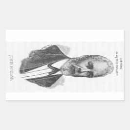 Pegatina Rectangular Justin Holland