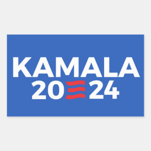 Pegatina Rectangular Kamala 2024
