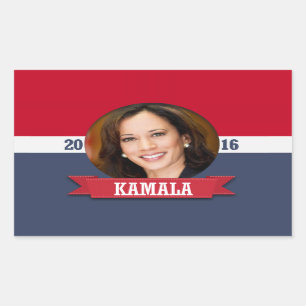 PEGATINA RECTANGULAR KAMALA HARRIS 2016
