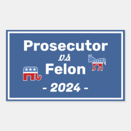 Pegatina Rectangular Kamala Harris Fiscal VS Felon