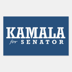 PEGATINA RECTANGULAR KAMALA PARA SENADOR