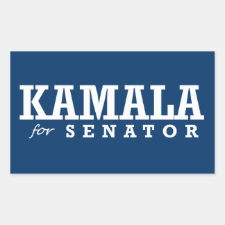 PEGATINA RECTANGULAR KAMALA PARA SENADOR