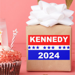 Pegatina Rectangular Kennedy 2024