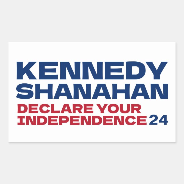 Pegatina Rectangular Kennedy y Shanahan 2024 Botón de conexión de eslog (Anverso)