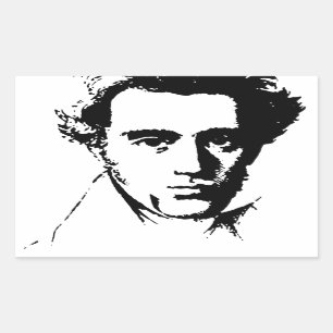 Pegatina Rectangular Kierkegaard