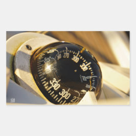 Pegatina Rectangular Kompas helpt navigeren en koer behouden. 