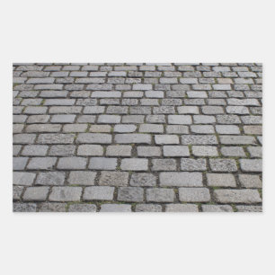 Pegatina Rectangular Kopfsteinpflaster