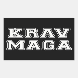 Pegatina Rectangular Krav Maga