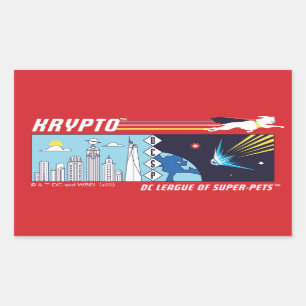 Pegatina Rectangular Krypto Outer Space to Metropolis