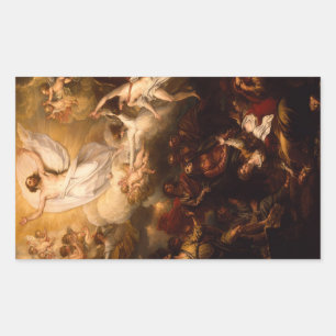 Pegatina Rectangular 'La Ascensión'