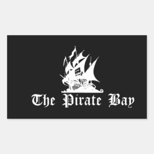 Pegatina Rectangular La Bahía Pirata