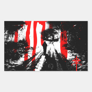 Pegatina Rectangular La bestia interior