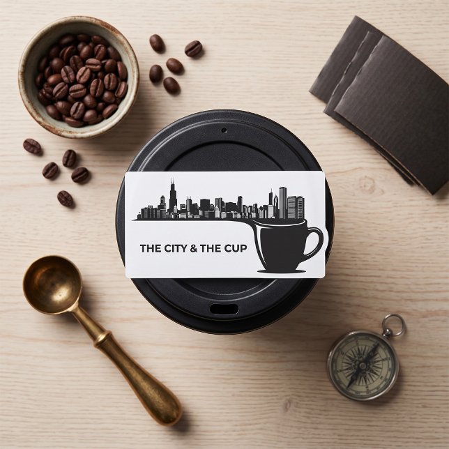 Pegatina Rectangular La Ciudad y La Copa Chicago Skyline (Subido por el creador)