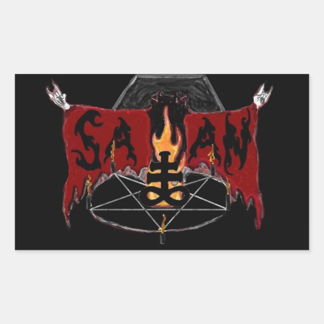 Pegatina Rectangular La conjuración (Anverso)