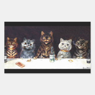 Pegatina Rectangular La fiesta del soltero