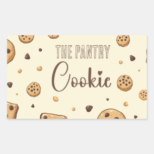 Pegatina Rectangular La galleta de la pantería