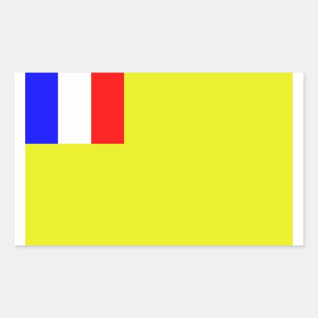 Pegatina Rectangular La Indochina francesa (Anverso)