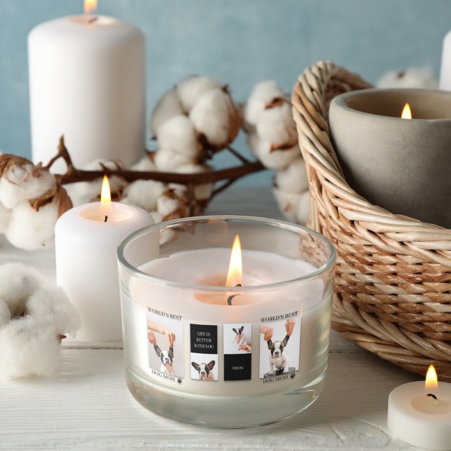 Pegatina Rectangular La mejor madre del perro del mundo | Fotografía de (Subido por el creador)