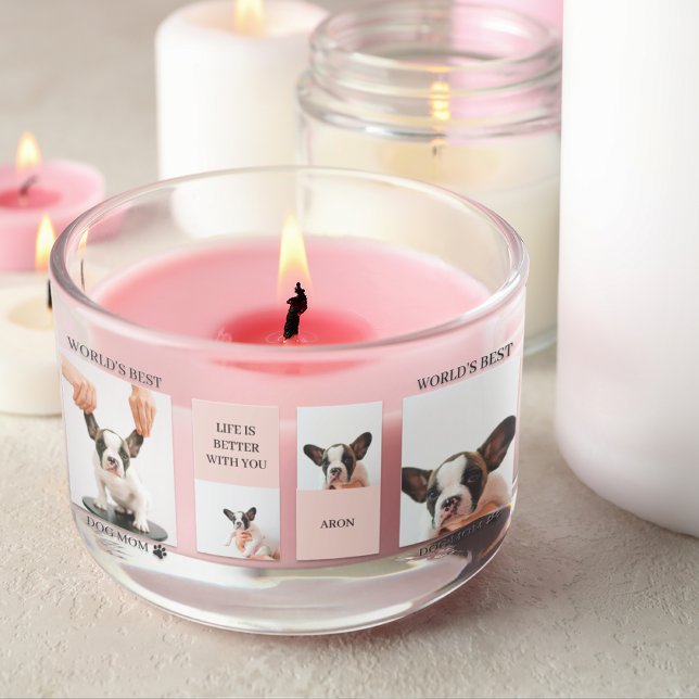 Pegatina Rectangular La mejor madre del perro del mundo | Fotografía de (Subido por el creador)