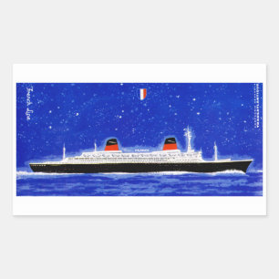 Pegatina Rectangular La nueva Francia de ss