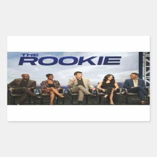 Pegatina Rectangular la televisión rookie