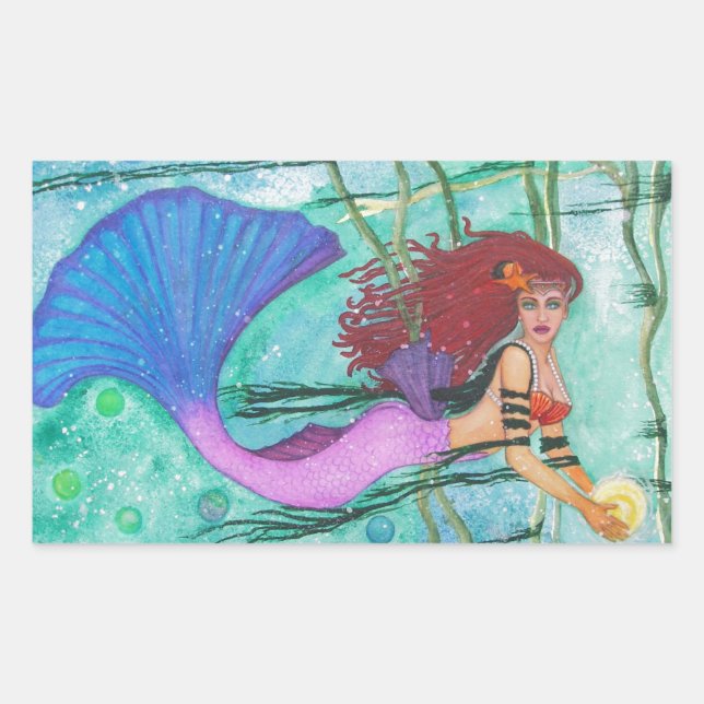 Pegatina Rectangular La Zona Marítima (Anverso)