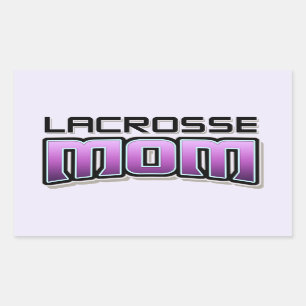 Pegatina Rectangular Lacrosse MOM