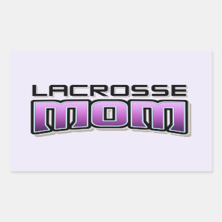 Pegatina Rectangular Lacrosse MOM