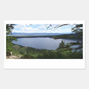 Pegatina Rectangular Lago Phelps I en el Parque Nacional de Grand Teton