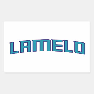 Pegatina Rectangular LaMelo Ball - Baloncesto Charlotte