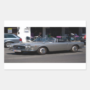 Pegatina Rectangular Lancia Flaminia