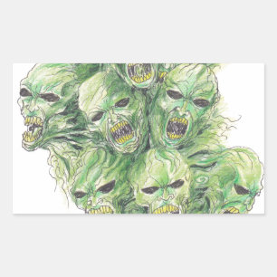 Pegatina Rectangular Las Almas Del Arte Muerto