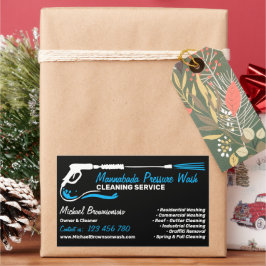 Pegatina Rectangular Lavado de presión