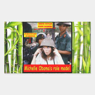 PEGATINA RECTANGULAR LECCIÓN HISTÓRICA PARA LOS AMERICANOS JOVENES