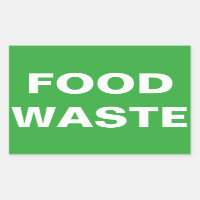Letrero de Residuos de Alimentos