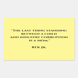 Pegatina Rectangular Libertad médica, Anti-Vax, Ex-Vax, RFK Jr.