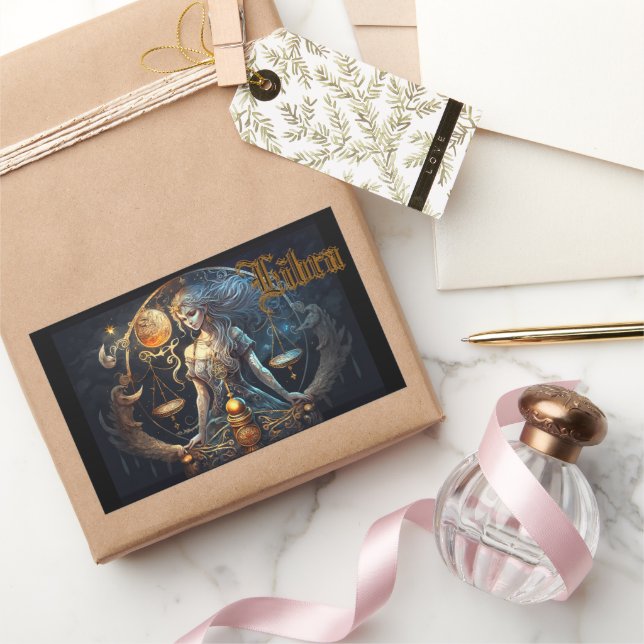 Pegatina Rectangular Libra (Regalar)