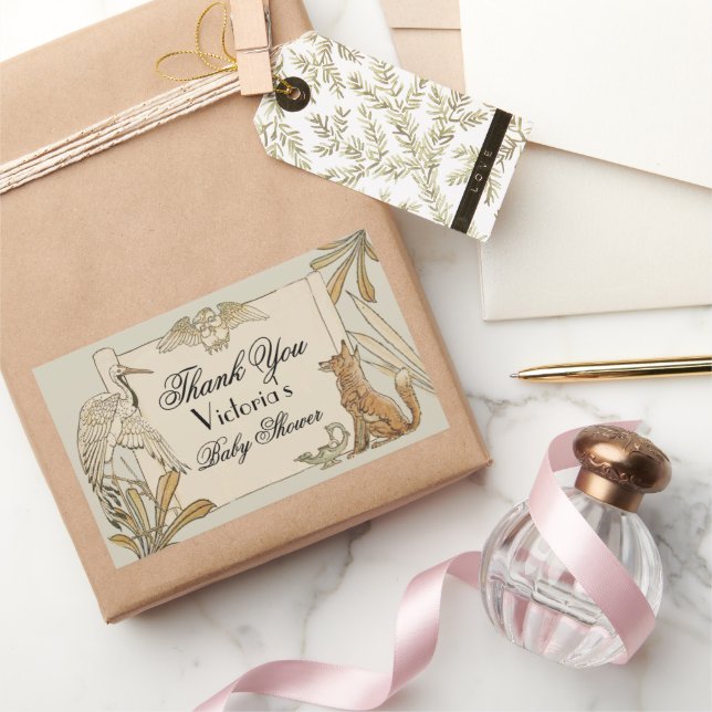 Pegatina Rectangular Libro de historias de Aesop (Regalar)