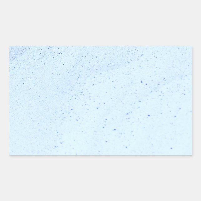 Pegatina Rectangular Light Blue Sand (Anverso)