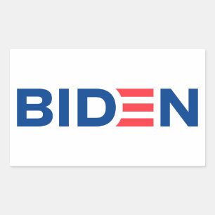 Pegatina Rectangular Logo de Joe Biden