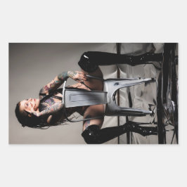 Pegatina Rectangular Logo de la marca Velvet Revolver 2025