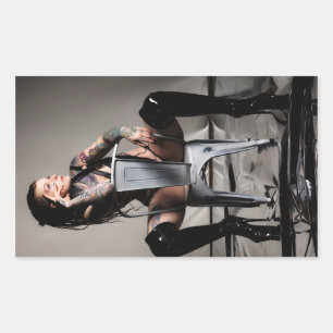 Pegatina Rectangular Logo de la marca Velvet Revolver 2025