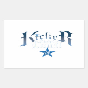 Pegatina Rectangular Logotipo de Kicker