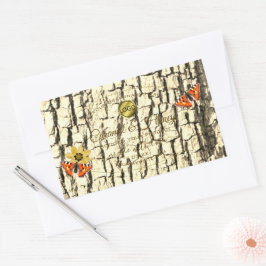 Pegatina Rectangular Logotipo de las etiquetas de los productos de la c