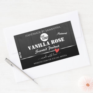 Pegatina Rectangular Logotipo de las etiquetas del embalaje de los prod